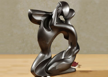 Chine Revêtement thermique de baiser de coloration de couples d'amour de statue en bronze abstraite fournisseur