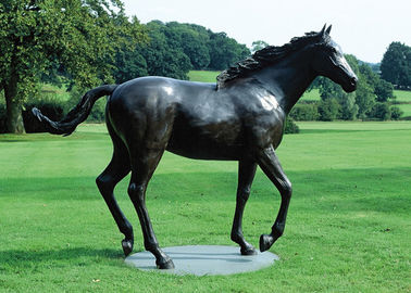 Chine Grande sculpture en bronze en cheval, conception en bronze extérieure d'antiquité de cheval de statues fournisseur