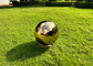 Gold Mirror Stainless Steel Ball Sculpture For Garden Decoration