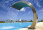 Fontaine d'eau simple d'acier inoxydable de style, caractéristiques de l'eau de piscine d'acier inoxydable fournisseur