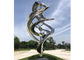 Custom Modern Metal Outdoor Art Sculpture Stainless Steel Mirror Polished For Garden