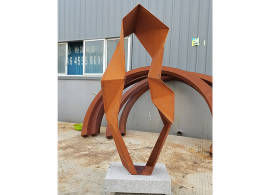 Un bon prix. Métal en acier extérieur moderne Art Garden Sculptures d'abrégé sur sculpture en Corten en ligne