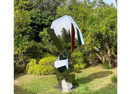 Un bon prix. Abrégé sur poli moderne Art Sculpture acier inoxydable de paysage en métal en ligne