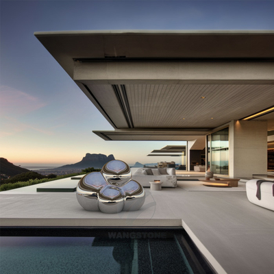 Un bon prix. Art en acier inoxydable sculpture métallique en extérieur poli en ligne