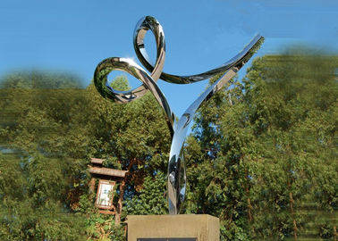 Un bon prix. Sculpture extérieure professionnelle en acier inoxydable, sculptures en art d'acier inoxydable en ligne