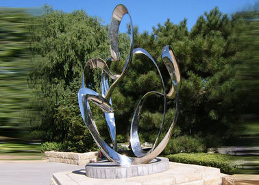 Un bon prix. Sculpture faite sur commande en acier inoxydable de taille pour l'OEM/ODM de décoration de ville acceptables en ligne