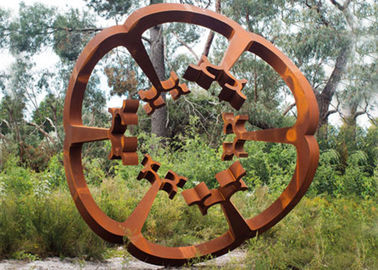 Un bon prix. Les sculptures rouillées en jardin de couleur d'oxyde, jardin en métal fleurit la sculpture 150cm Heigh en ligne