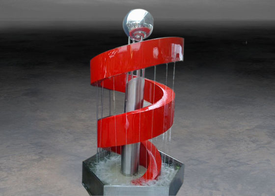 Un bon prix. Pleuvoir l'OEM/ODM de couleur rouge de caractéristique de l'eau d'acier inoxydable de rideau disponibles en ligne