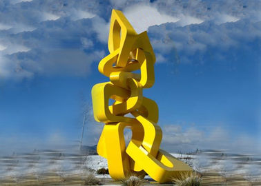 Un bon prix. Style moderne de grande sculpture abstraite urbaine en métal pour la forme de tours d'harmonie de paysage en ligne