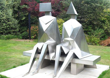 Un bon prix. Le jardin contemporain en métal sculpte des chiffres Matt de couples/finissage de sablage en ligne