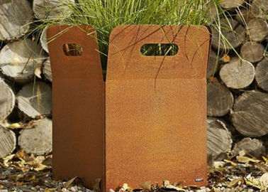 Un bon prix. Les planteurs en acier faits sur commande de Corten de diverse taille la cour/jardin survivent à résistant en ligne