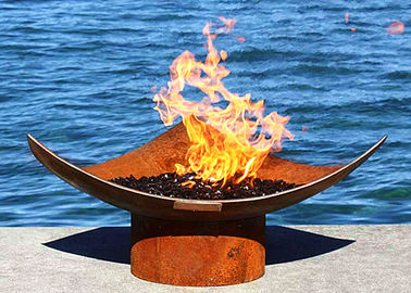 Un bon prix. Cuvettes de feu modernes en acier de Corten extérieures, grande taille de la mine 50cm du feu en métal en ligne