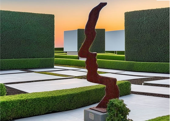 Un bon prix. Sculpture personnalisée de visage en acier corten en ligne