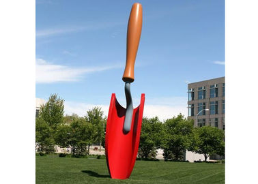 Un bon prix. Sculptures peintes extérieures énormes adaptées aux besoins du client en jardin d'acier inoxydable de sculpture en métal en ligne