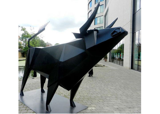 Un bon prix. Forge de l'abrégé sur urbain poli extérieur décoration de sculpture en acier inoxydable en ligne