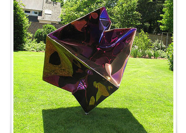 Un bon prix. Art public convenable de couleur faite sur commande de sculpture peint par titane en métal et décor d'hôtel en ligne
