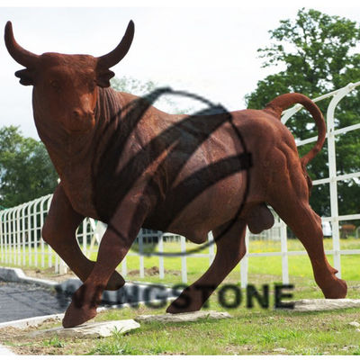Un bon prix. Décoration extérieure moderne rouillée Sculpture d'animaux en acier corten en ligne