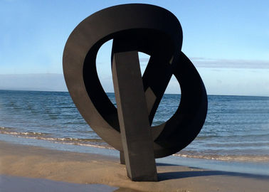 Un bon prix. La sculpture en acier en Corten de décoration de plage s'est rouillée des sculptures en jardin en métal en ligne