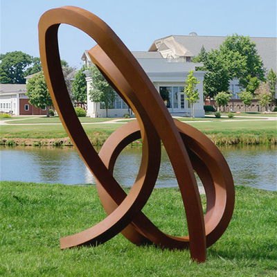 Un bon prix. Sceaux résistants aux intempéries métalliques abstraits Art de jardinage Sculpture en plein air en ligne