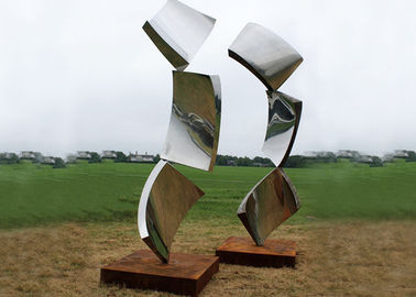 Un bon prix. En dehors des sculptures en jardin en métal d'abrégé sur conception, sculpture moderne en pelouse en ligne