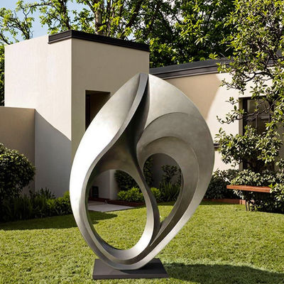 Un bon prix. Fabrique de sculptures sur mesure Art moderne jardin décoratif sculpture en acier inoxydable en ligne