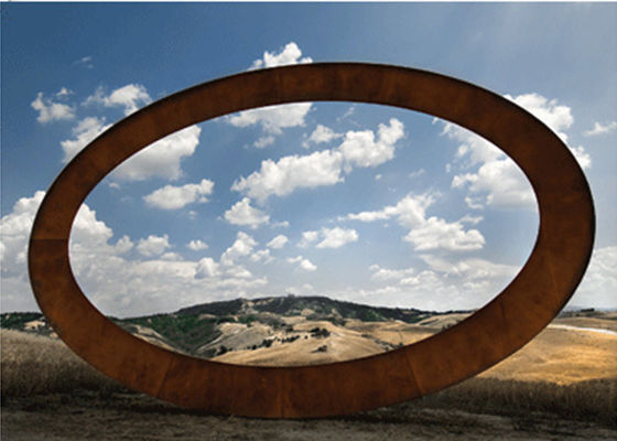 Un bon prix. Pièce forgéee de décoration de sculpture en jardin de Corten et technique de bâti extérieures en ligne