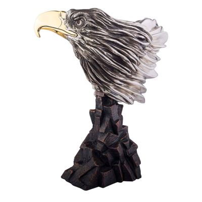 Un bon prix. Art métallique d'aigle animal sculpture en bronze et en acier inoxydable en ligne