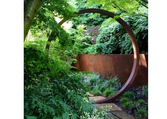 Un bon prix. L'acier de Corten de sculpture en art en métal de décoration de jardin sonne le diamètre de la sculpture 200cm en ligne