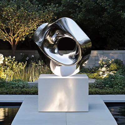 Un bon prix. Modern Arc Sphere Sculpture for Garden en ligne