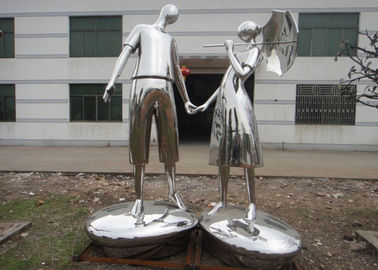 Un bon prix. Coutume en acier de couleur de sculpture en métal en amour de sculpture de jardin en abrégé sur moderne art en ligne