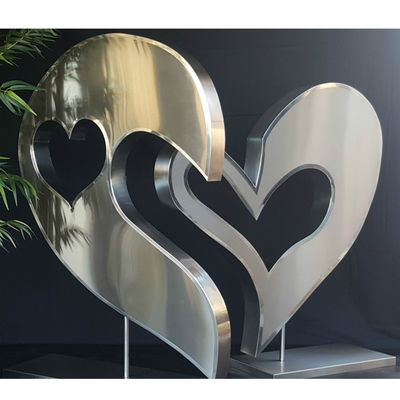 Un bon prix. L'art d'acier inoxydable de thème d'amour de coeur sculpte le service d'intérieur d'ODM et d'OEM en ligne