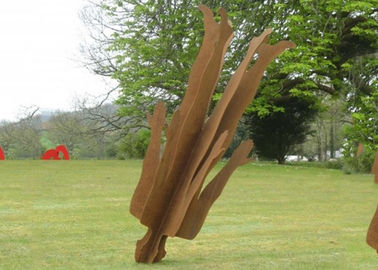 Un bon prix. Sculpture rouillée en chiffre en métal de jardin de sculpture en acier grandeur nature extérieure en Corten en ligne