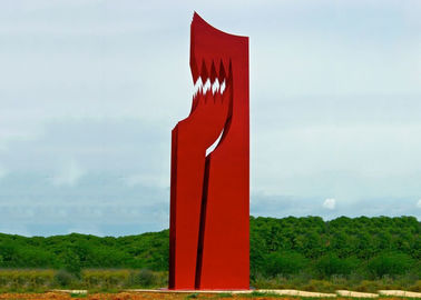 Un bon prix. Sculpture résidentielle en paysage de sculpture peinte par Européen célèbre de grande taille en métal en ligne