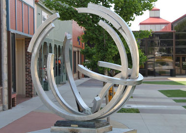 Un bon prix. Type contemporain de décoration de rue sculpture extérieure en acier inoxydable avec le finissage de Matt en ligne