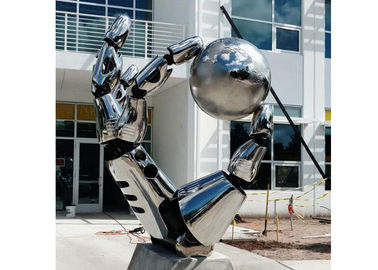 Un bon prix. Sculpture spéciale en main en métal, sculptures extérieures en jardin d'acier inoxydable en ligne