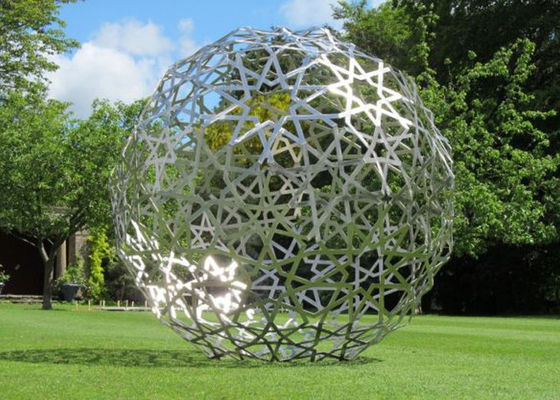 Un bon prix. Le jardin en métal ornemente la conception de cavité d'acier inoxydable de sculpture en sphère en ligne