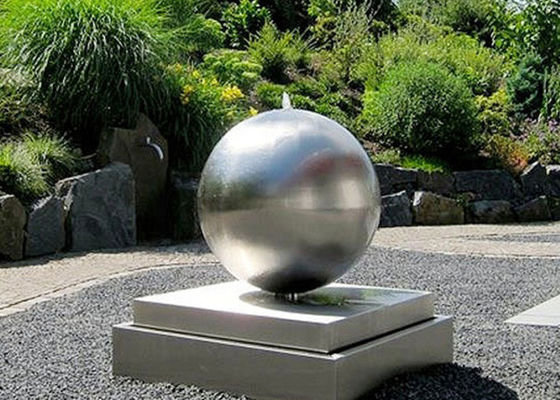 Un bon prix. Fontaine extérieure balayée de boule de l'eau d'acier inoxydable de sculpture en décor de Wangstone en ligne
