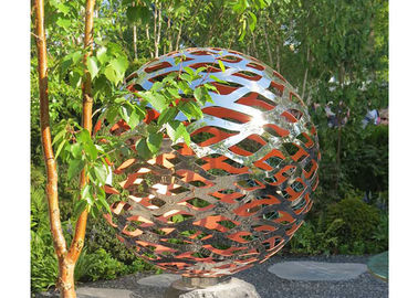 Un bon prix. Sphère creuse polie par sculpture inoxydable en métal de bille d'acier de 150 diamètres pour le jardin en ligne