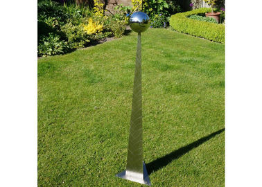 Un bon prix. L'art fait sur commande d'acier inoxydable de taille sculpte les ornements modernes de jardin en métal en ligne