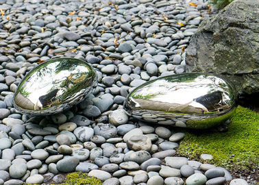 Un bon prix. Sculpture polie en roche, sculpture extérieure en acier inoxydable adaptée aux besoins du client en ligne