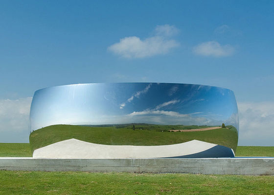 Un bon prix. Les sculptures modernes en jardin en métal de décoration ont poli le miroir d'acier inoxydable en ligne