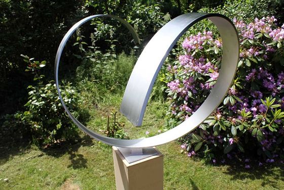 Un bon prix. Sculpture faite sur commande en jardin d'Art Design Brushed Stainless Steel de taille en ligne