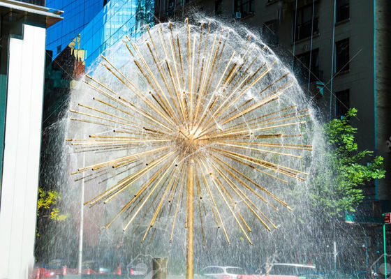 Un bon prix. Fontaine extérieure de pissenlit d'acier inoxydable de cascade de paysage urbain en ligne