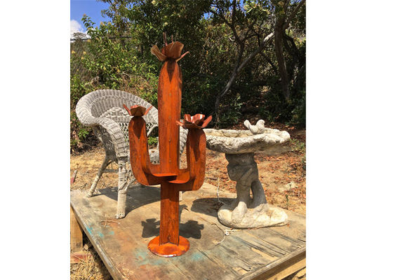 Un bon prix. Art extérieur contemporain d'acier de Corten de sculpture en métal de décorations de jardin en ligne