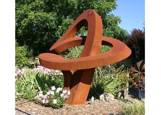 Un bon prix. ODM stupéfiant la sculpture en Rusty Corten Steel Garden Metal en ligne