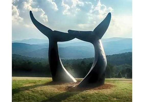 Un bon prix. taille de 250cm forgeant la sculpture en bronze en baleine pour extérieur en ligne