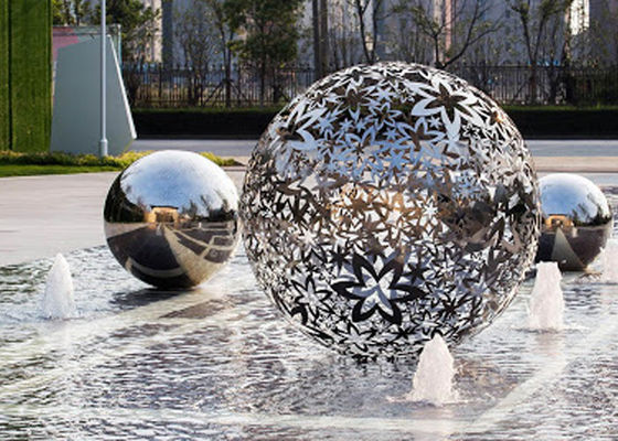 Un bon prix. sculpture inoxydable en bille d'acier de la fontaine d'eau de 100cm 316 en ligne