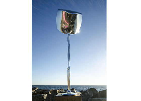 Un bon prix. La taille d'OEM 300cm a poli l'art décoratif en métal d'acier inoxydable en ligne