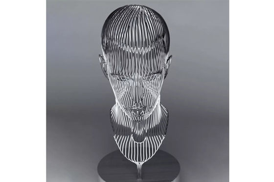 Un bon prix. Sculpture en Matt Finish Stainless Steel Disappearing en ligne