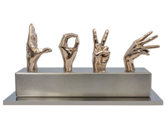 Un bon prix. Les actions en bronze de moulage modernes sculptent pour la décoration extérieure et d'intérieur en ligne